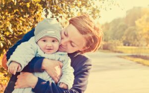 Baby in Autumn Clothes