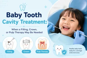 Baby Tooth Cavity Treatment: When a Filling, Crown, or Pulp Therapy May Be Needed
